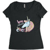 Forever Unicorn Women's Triblend Scoop T-shirt