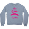 queens are born in october Crewneck Sweatshirt