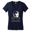 eleven stranger tv show mike lucas dustin will demogorgon dart Women's V-Neck T-Shirt