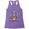 zombie bunny loves brains Racerback Tank