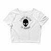 i don't believe in humans Crop Top