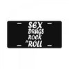 sex drugs rock n roll License Plate