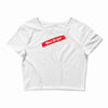 red stripe Crop Top