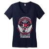 I Own It Forever The Title Teacher Women's V-Neck T-Shirt