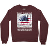 Veteran Don't Thank Me Thank My Brothers &amp; Sister Crewneck Sweatshirt