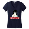 Sad Japanese Aesthetic Women's V-Neck T-Shirt