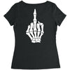 Flipping Someone Off Women's Triblend Scoop T-shirt