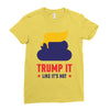 trump it like its hot Ladies Fitted T-Shirt