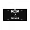 who loves running License Plate