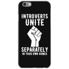 introverts unite separately in your own homes iPhone 6/6s Case