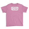 2x dot sticker vinyl decal d.o Youth Tee