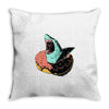 donut shark! Throw Pillow