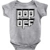 pop off square Baby Bodysuit