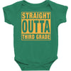 straight outta third grade Baby Bodysuit