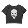 minimalist reaper mask Crop Top