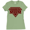 super mom 2 Ladies Fitted T-Shirt