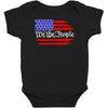 american flag we the people Baby Bodysuit