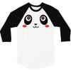 panda face 3/4 Sleeve Shirt