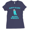ain't easy being wheezy Ladies Fitted T-Shirt
