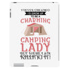 camping lady iPad 3 and 4 Case