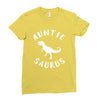 Auntiesaurus Ladies Fitted T-Shirt