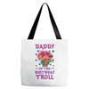 birthday troll daddy Tote Bags