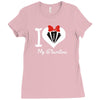 i love you my girlfreind Ladies Fitted T-Shirt
