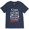 gsus saves chord V-Neck Tee