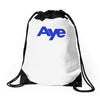 vote aye for scotland scottish yes independence Drawstring Bags