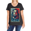 for the orcs Ladies Curvy T-Shirt