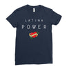 latina power with cute heart Ladies Fitted T-Shirt