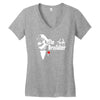 mario nintendo, super, retro, nerd, der pate, godfather, fun Women's V-Neck T-Shirt