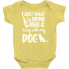 i just want to drink beer &amp; hang with Baby Onesie