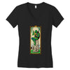 here lies shredder Women's V-Neck T-Shirt