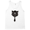 grumpy hipster cat Tank Top