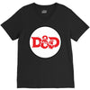black red V-Neck Tee