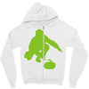 curling Zipper Hoodie