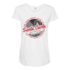 living in santa carla Maternity Scoop Neck T-shirt