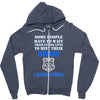 police officers dad Zipper Hoodie