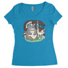 forest friends Women's Triblend Scoop T-shirt