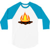 fire 3/4 Sleeve Shirt