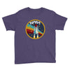 Nasa  Blue White Yellow Color Youth Tee