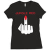 jungle red Ladies Fitted T-Shirt