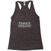 massage therapist Racerback Tank