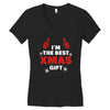 xmas gift the best Women's V-Neck T-Shirt
