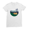 Way Down We Go Ladies Fitted T-Shirt
