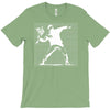 with banksy flower bomb print T-Shirt