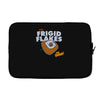 frigid flakes Laptop sleeve