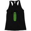 dill with it black logo Racerback Tank