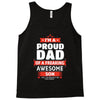 proud dad son Tank Top